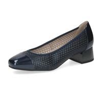 CAPRICE Damen Pumps mit Absatz, Blau (Navy PERL COM), 38