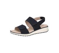 Caprice Leder-Keilsandaletten in Dunkelblau - 34% | Größe 38 | Damen Sandalen