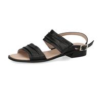 Caprice Damen Sandalen flach aus Leder mit Fußbett