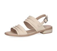 Caprice Damen Sandalen flach aus Leder mit Fußbett