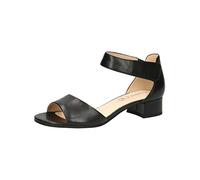 CAPRICE Damen Sandalen mit Absatz aus Leder mit Riemchen