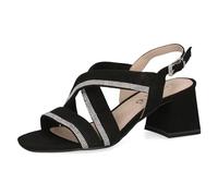 Caprice Damen Sandalen mit Absatz mit Strasssteinen mit Riemchen