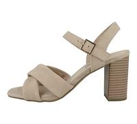 CAPRICE Damen Sandalette 9-9-28302-20 205, Braun (Cement Suede), 41 EU