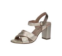 CAPRICE Damen Sandalette 9-9-28302-20 969, Golden (Lt Gold Silver), 38 EU