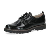 Caprice Schnürschuhe 23703-45 Damen Nappaleder Schwarz Größe 39