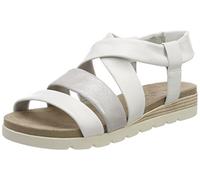 Caprice Damen Slingback Sandalen, Weiß (White Multi 103), 39 EU