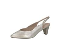 CAPRICE Damen Slingpumps aus Leder Spitz, Gold (Champagne), 37 EU