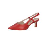 CAPRICE Damen Slingpumps aus Leder Spitz, Rot (Red Nappa), 41 EU