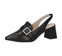 CAPRICE Damen Slingpumps aus Leder Spitz, Schwarz (Black Nappa), 36 EU