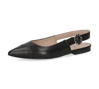 Caprice Ballerinas Nappaleder spitz Schwarz – Größe 37,5