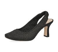 CAPRICE Damen Slingpumps Elegant ohne Verschluss, Schwarz (Black Comb), 37 EU