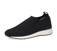 CAPRICE Damen Slip On Sneaker ohne Schnüren zum Schlupfen, Blau (Ocean Knit), 39 EU