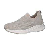 CAPRICE Damen Slip On Sneaker ohne Schnüren zum Schlupfen, Grau (Lt Grey Knit), 36 EU