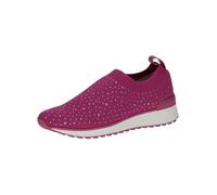 CAPRICE Damen Slip On Sneaker ohne Schnüren zum Schlupfen, Rosa (Pink Knit), 41 EU