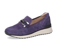 CAPRICE Damen Slipper aus Leder Bequem, Lila (Purple Suede), 39 EU