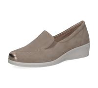 CAPRICE Damen Slipper aus Leder, Braun (MUD Comb), 39