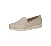 CAPRICE Damen Slipper aus Leder Elegant, Weiß (Offwhite Nappa), 42 EU