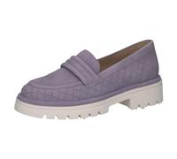 CAPRICE Damen Slipper aus Leder mit Blockabsatz, Lila (Lavender Suede), 38 EU