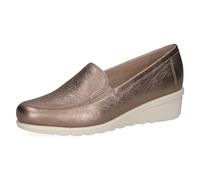 CAPRICE Damen Slipper aus Leder mit Keilabsatz