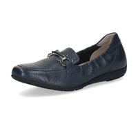 Caprice Damen Slipper Ocean Deer – flach, Blau – Größe 42