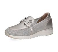 CAPRICE Damen Slipper flach, Metallic (Platin.MET.CO), 39
