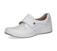 CAPRICE Damen Slipper flach, Weiß (White/Silver), 40