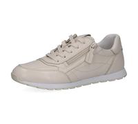 Sneaker CAPRICE "Caprice Sneaker Nappaleder", Damen, Gr. 40, vanilla, Nappaleder, Schuhe Sneaker (17941912-40) vanilla