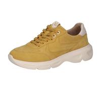 CAPRICE Damen Sneaker aus Leder, Gelb (Yellow Comb), 36