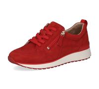 CAPRICE Damen Sneaker aus Leder, Rot (RED Suede), 42