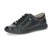 CAPRICE Damen Sneaker aus Leder, Schwarz (Black Deer), 36