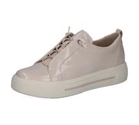 CAPRICE Damen Sneaker aus Leder, Weiß (Snow Naplak), 39