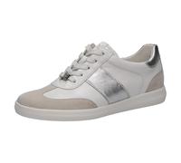 Caprice Damenschuhe Sportliche Schnürer WHITE/SILVER WHITE/SILVER - Gr. - 5.5 UK