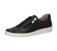 CAPRICE Damen Sneaker flach aus Leder mit Reißverschluss, Blau (Ocean Softnap.), 37.5 EU
