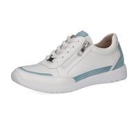 CAPRICE Damen 9-23721-44 Sneaker, White Lt Blue, 41 EU