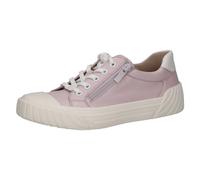 CAPRICE Damen Sneaker flach aus Leder mit Reißverschluss, Rosa (Lt.Purple Comb), 39 EU