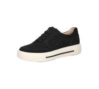 CAPRICE Damen Sneaker flach aus Leder mit Schnürsenkeln, Braun (Mud Suede), 40.5 EU