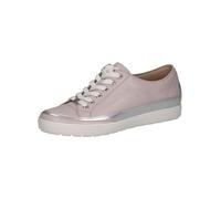 CAPRICE Damen Sneaker flach aus Leder mit Schnürsenkeln, Rosa (Lt.Purple Perl), 42 EU