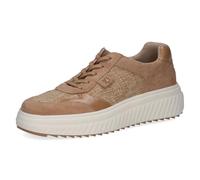 CAPRICE Damen Sneaker flach, Braun (Camel Comb), 36