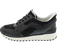 Caprice Damen Sneaker M2370043, flach mit Schnürsenkeln, Low Top, Schwarz (Black Comb) Gr. 39