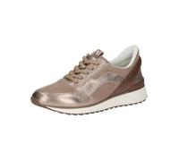 CAPRICE Damen Sneaker flach mit Schnürsenkeln Low Top, Braun (Taupe Comb), 41 EU