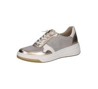 CAPRICE Damen Sneaker flach mit Schnürsenkeln Low Top, Mehrfarbig (Stone Comb), 39 EU