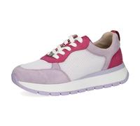 CAPRICE Damen Sneaker flach mit Schnürsenkeln Sportlich, Mehrfarbig (White Multi), 42 EU