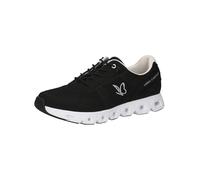 CAPRICE Damen Sneaker flach mit Schnürsenkeln Vegan, Schwarz (Black Comb), 40 EU