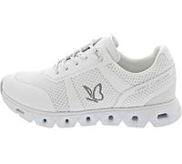 CAPRICE Damen Sneaker flach mit Schnürsenkeln Vegan, Weiß (White Comb), 38 EU