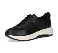 Caprice Damen Sneaker flach Sportlich Plateau, Schwarz (Black Comb), 36 EU