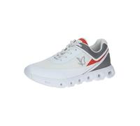 CAPRICE Damen Sneaker flach Sportlich Vegan, Mehrfarbig (Lt.Grey/White), 39 EU