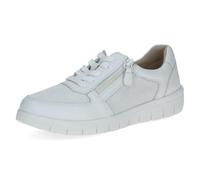 CAPRICE Damen Sneaker flach, Weiß (White Nappa CO), 42