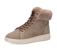 CAPRICE Damen Sneaker hoch mit Fütterung Memotion Winter Fell Weite G, Braun (Mud Nubuc), 39 EU