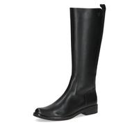 CAPRICE Damen Stiefel aus Leder Elegant, Schwarz (Black Comb), 37 EU