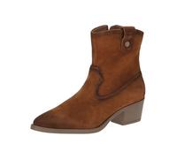 CAPRICE Damen Stiefel mit Absatz aus Leder mit Reißverschluss, Braun (Nut Suede), 40 EU